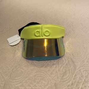 Neon yellow visor- new with tags!
